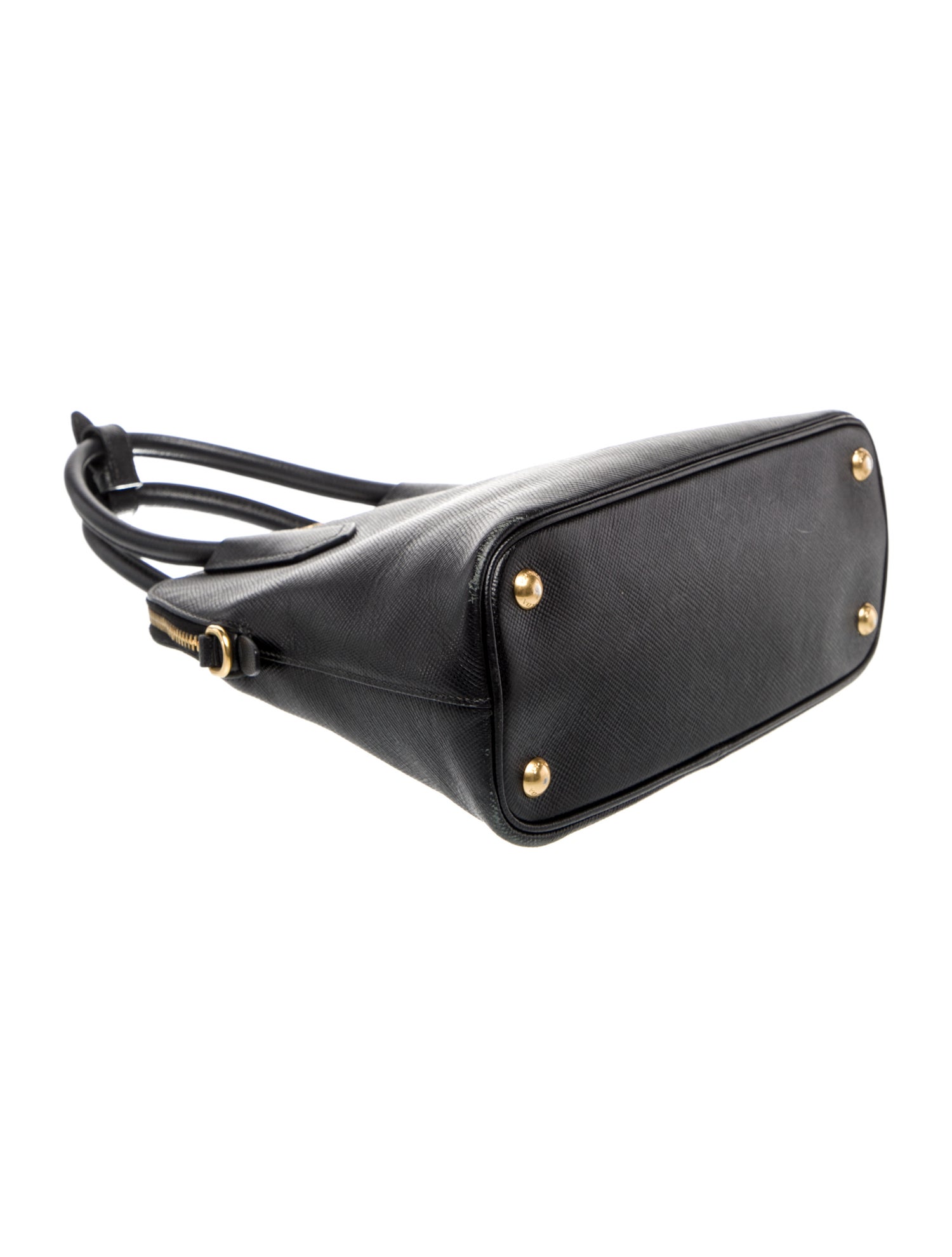Prada Saffiano Cuir Leather Top Handle Bag